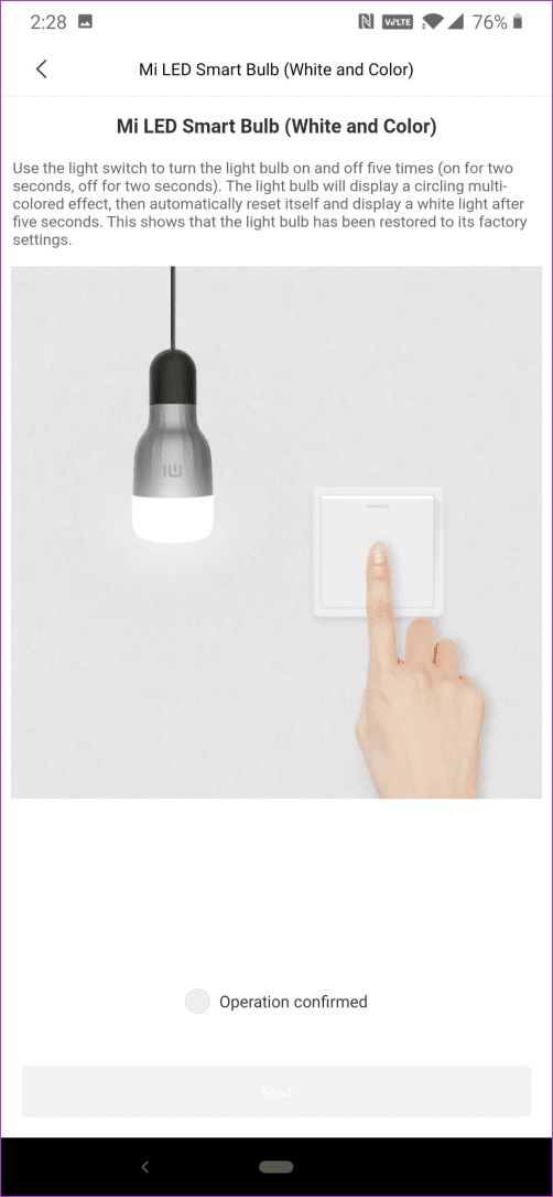 Connect Xiaomi Mi Smart Bulb To Phone 12