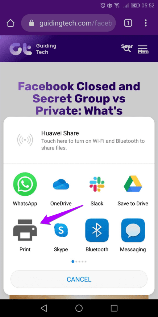 How To Save Web Pages As Pdf In Chrome Iphone And Android Guiding Tech