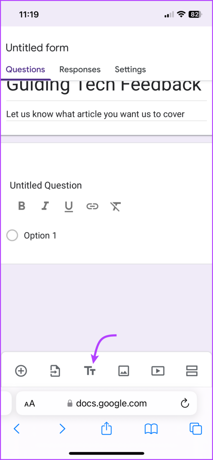 How to Create Google Forms on Mobile: A Beginner's Guide - Guiding Tech