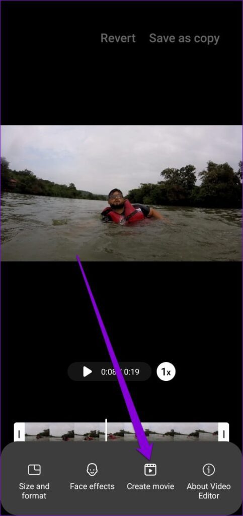 Create Movie on Samsung