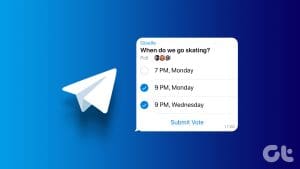 Create Poll in Telegram