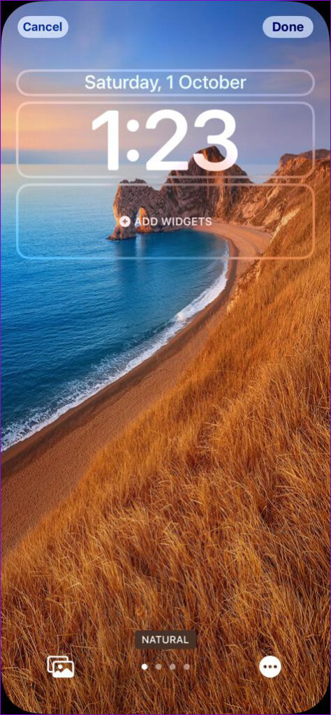 Crop Lock Screen Wallpaper