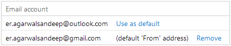 Default Outlook Account Changed