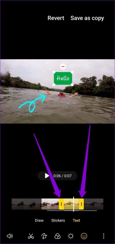 Define Duration for Text