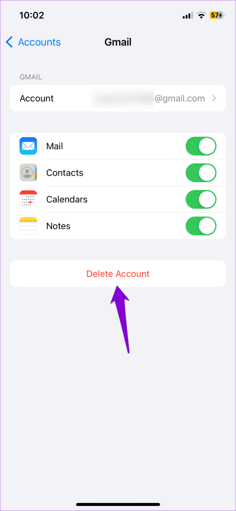 Delete Account From iPhone
