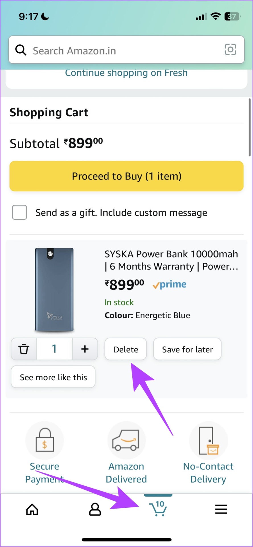 Failed to Add Item to Cart: 10 Ways to Fix This on iPhone and  Android - Guiding Tech