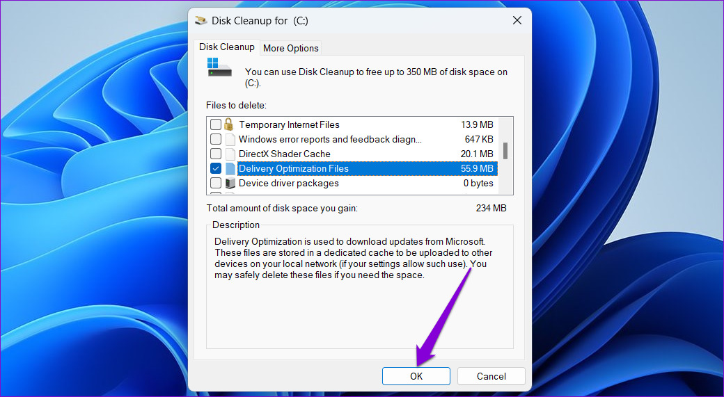 Delete Windows Update Files From Disk Cleanup