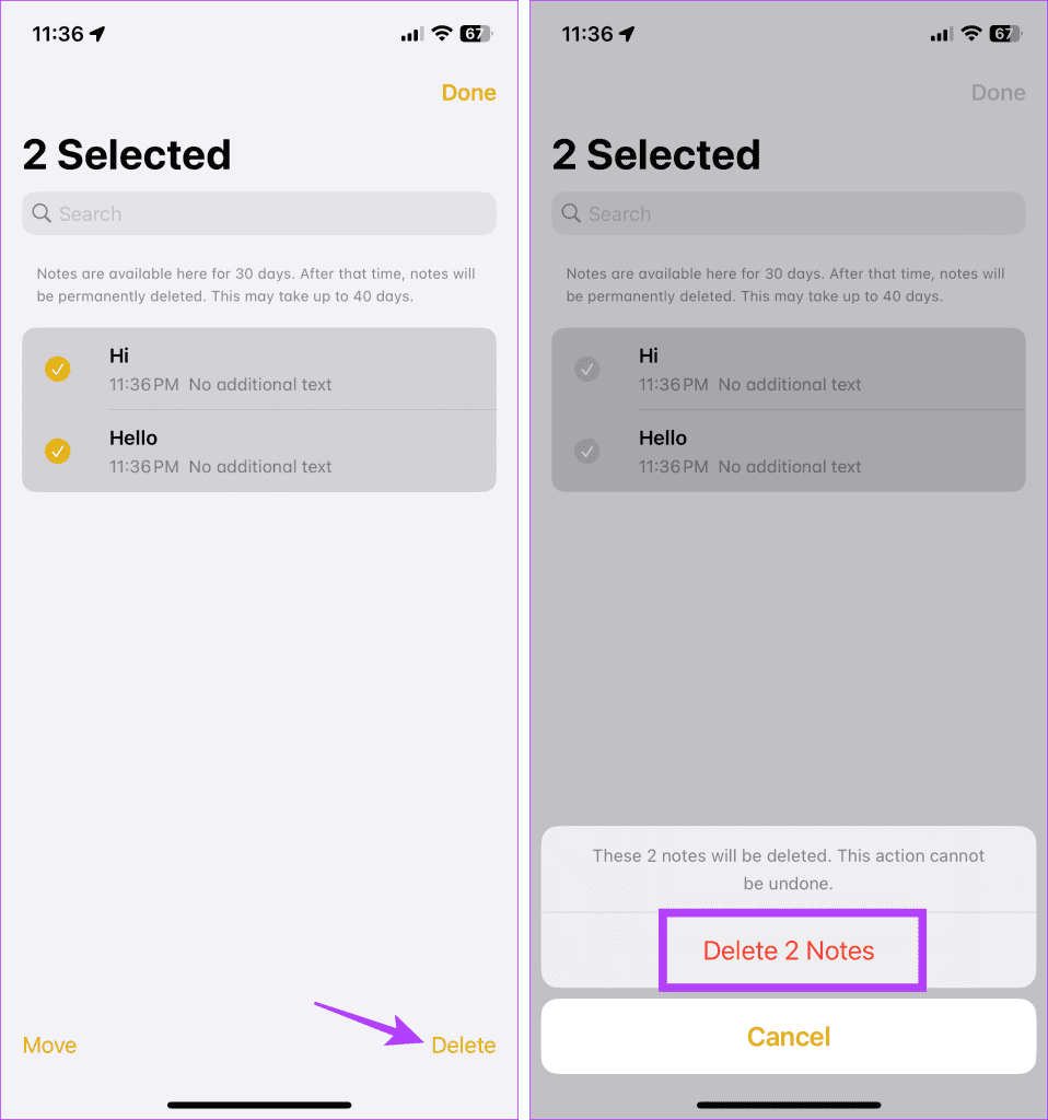 Remove Note 6 Ways to Find and Empty Trash on iPhone - Guiding Tech