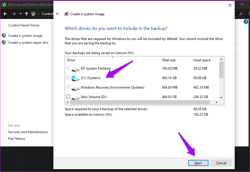 Difference Between Recovery Drive And System Image In Windows 10 6