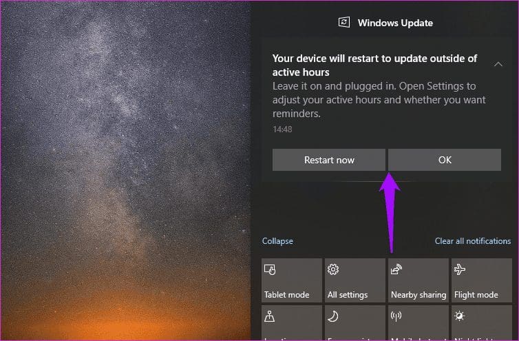 Disable Automatic Reboot In Windows 10 8