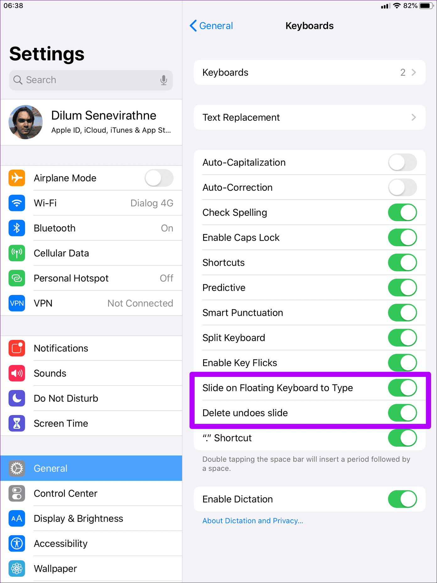 Disable Enable Quick Path Keyboard Iphone Ipad 7