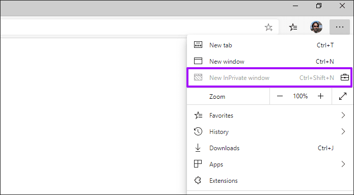 Disable In Private Browsing Microsoft Edge Chromium 3