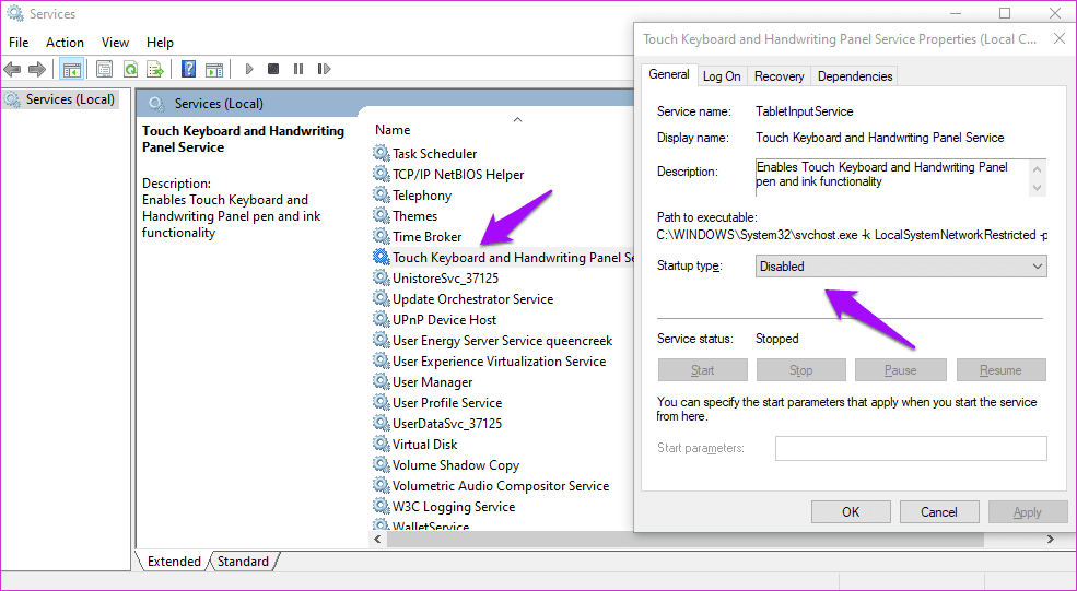 Disable On Screen Keyboard on Windows 10 6