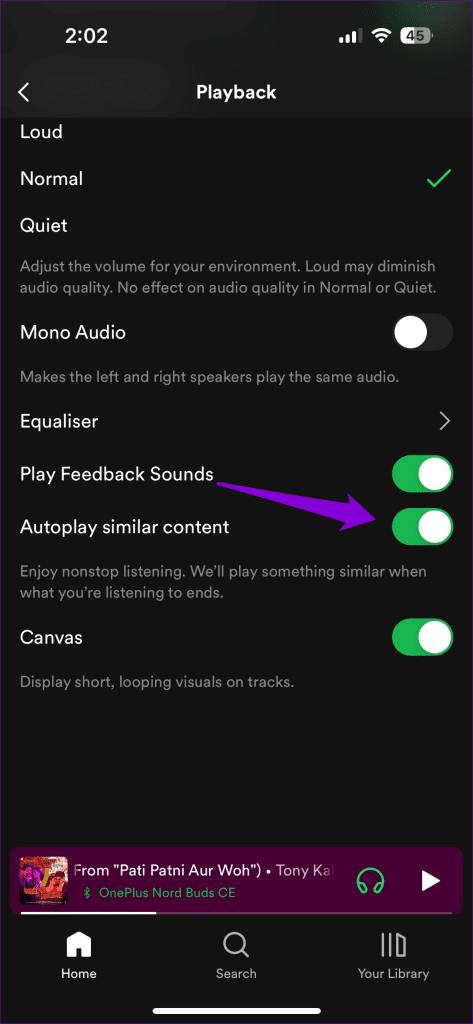 Disable Spotify Autoplay