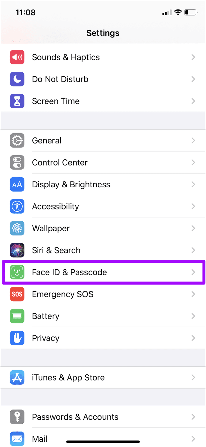 Disable Touch ID Face ID Password Autofilling 2