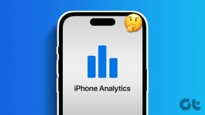 Disable iPhone Analytics