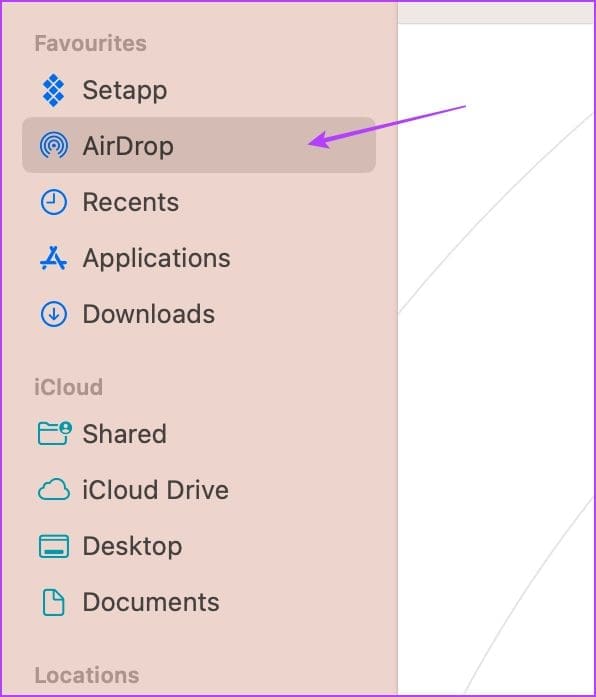 Select AirDrop to turn it off or on