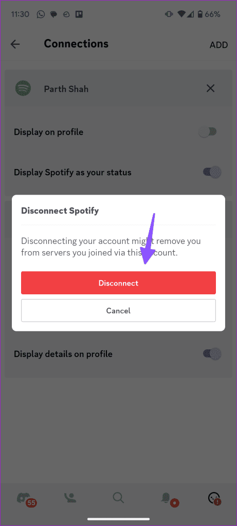Discord Not Showing Spotify Status 7