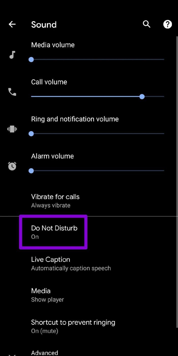 Do Not Disturb on Android