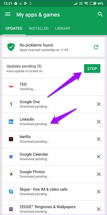 Download Pending Issue In Google Play Store 3
