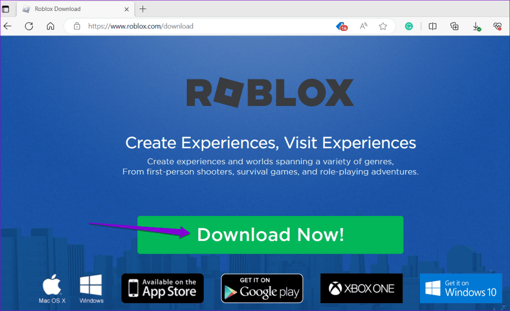 Download Roblox on Windows