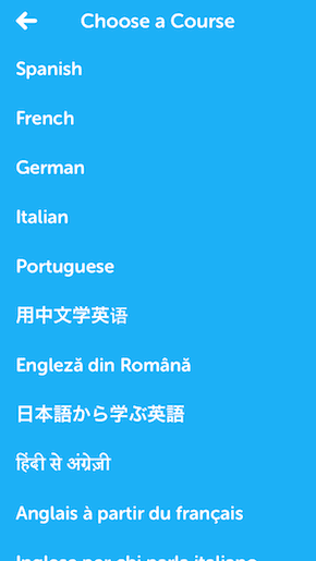 Duolingo Languages