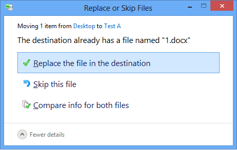 Duplicate File Dialog