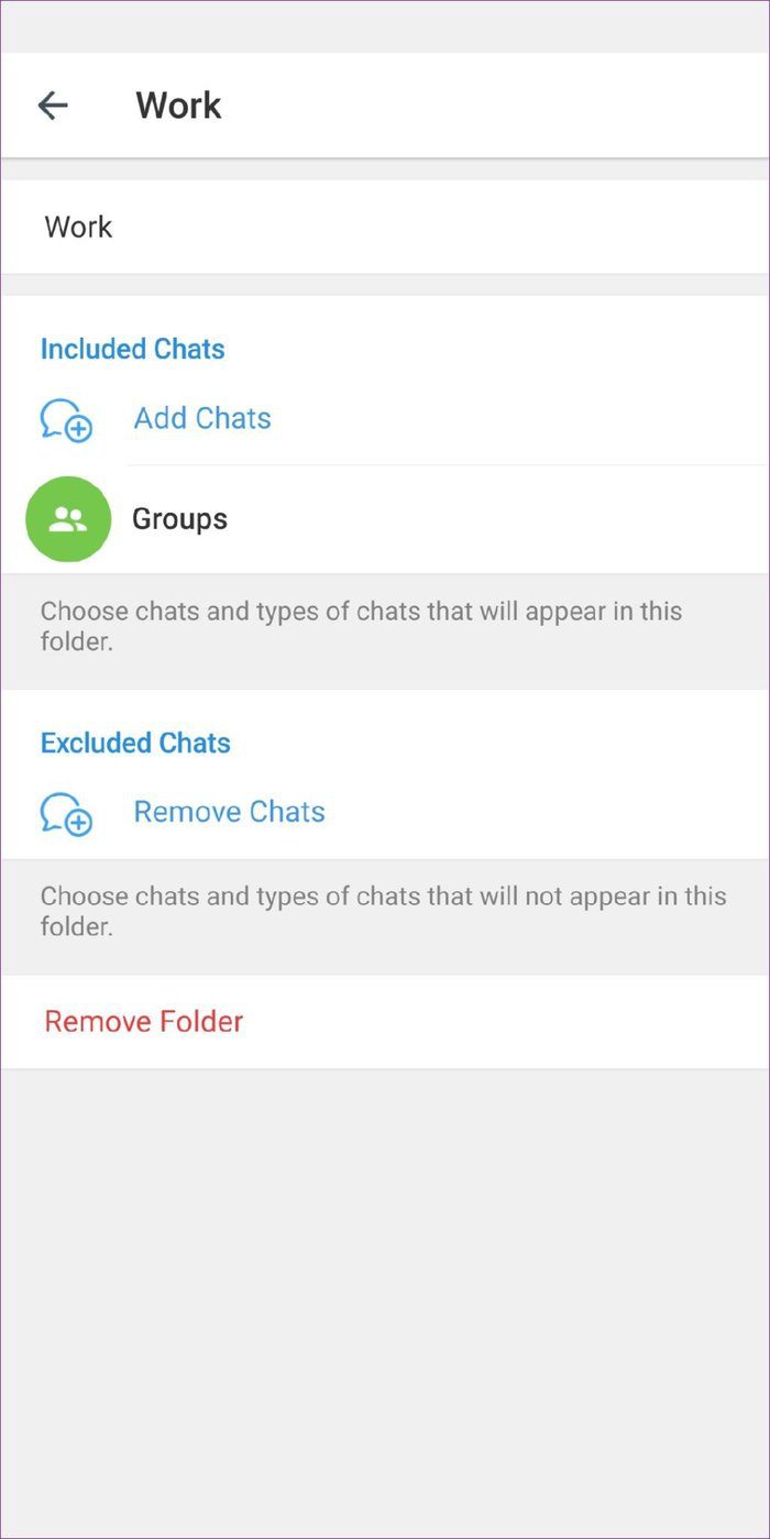 Edit Chat Folder