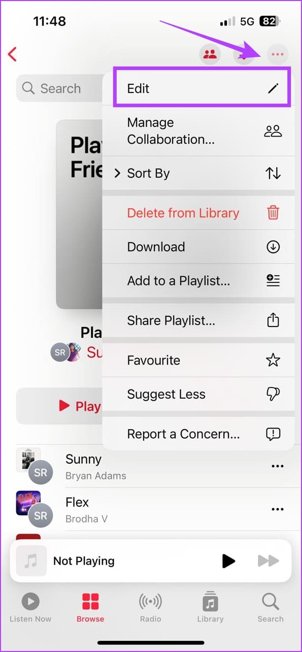 Edit Playlist on Apple Music
