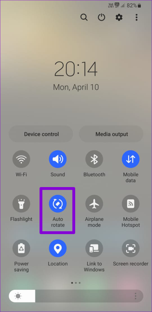 Enable Auto Rotate on Android