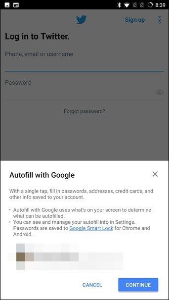Enable Autofill Feature In Android Oreo 2