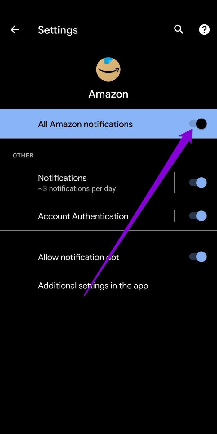 Enable or Disable App Notification on Android