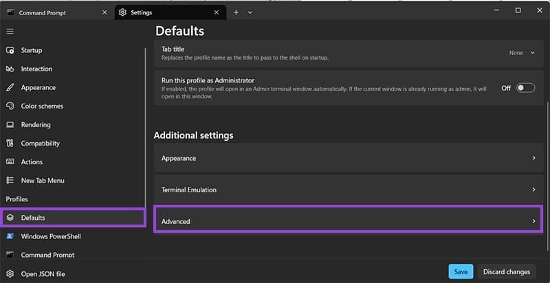 Enabling the Right Click Context Menu in Windows 11 Terminal 2