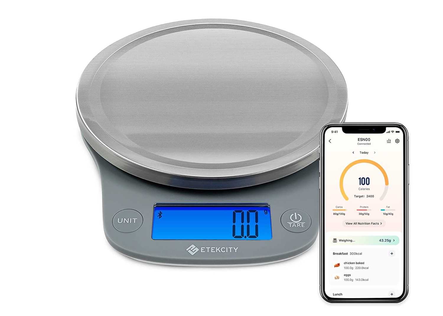 Smart Food Nutrition Kitchen Scale, Bluetooth Tracking Daily Nutrition  Intake ✨✨