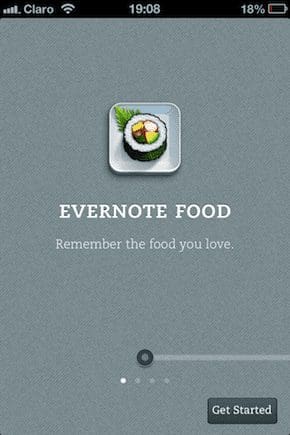 Evernote Food Main