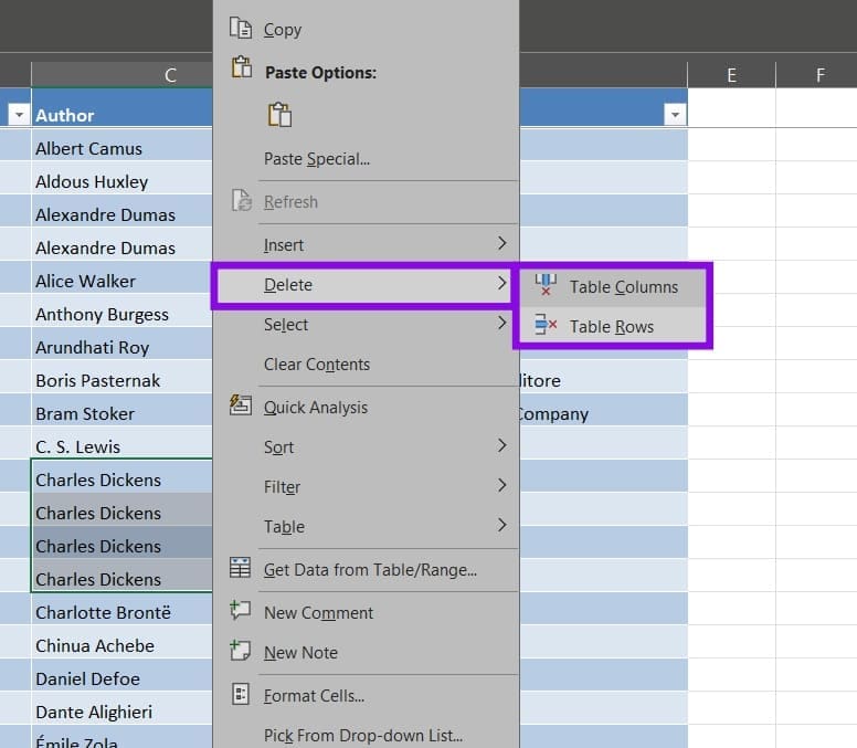 Excel friert beim Löschen von Zeilen oder Spalten ein – was zu tun ist 4
