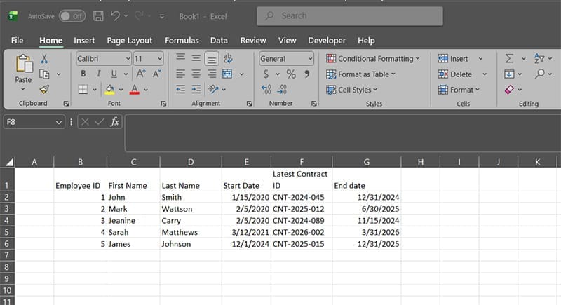 Excel How to Format a Whole Row Based on One Cell 1
