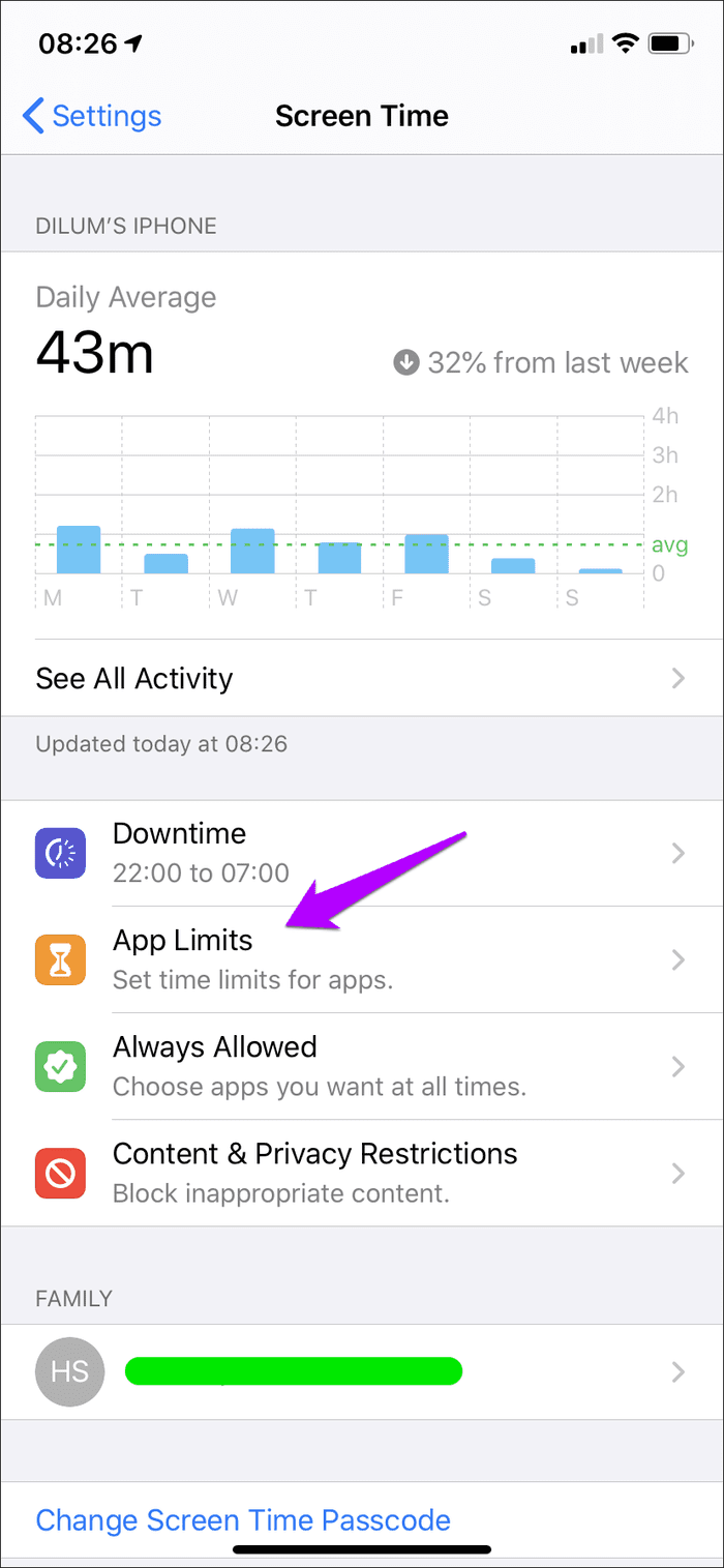 Exclude Apps Screen Time Iphone Ipad 5