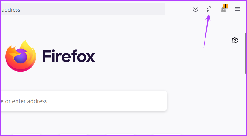 Extension icon in Firefox