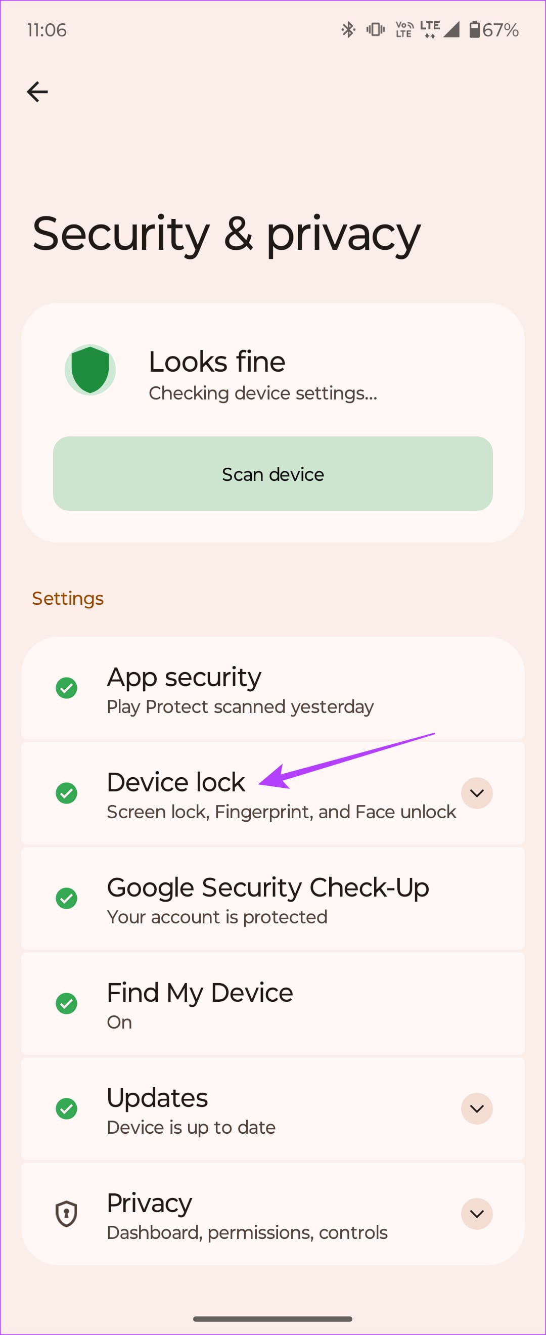 device lock