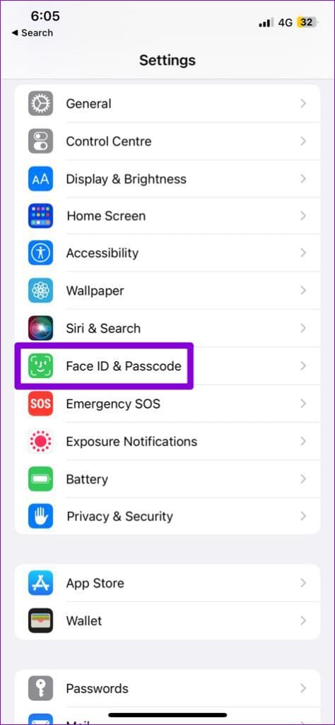 Face ID and Passcode on iPhone