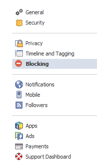Facebook Blocking