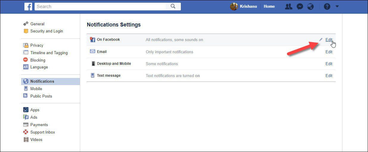 Facebook Page Notifications 6