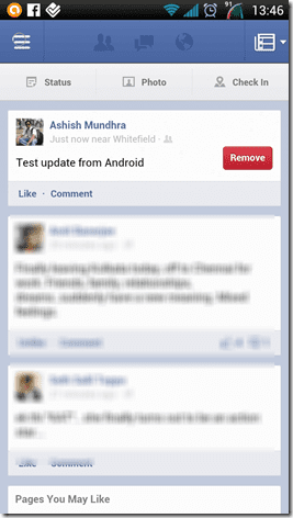 Facebook For Android 2