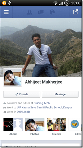 Facebook For Android Contact Images 1