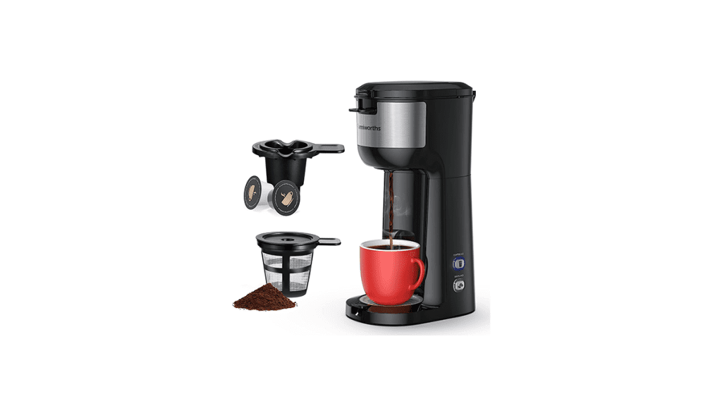 Famiworths Hot & Iced Coffee Maker K-Cup & Ground Coffee REVIEW