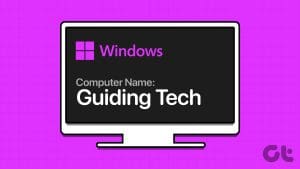 Find the Name of Computer on Windows