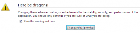 Firefox Careful Warning E1343842059291