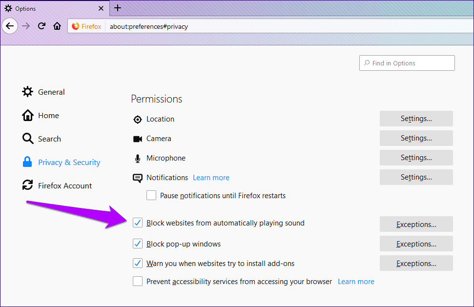 Firefox Disable All Autoplay Videos 2