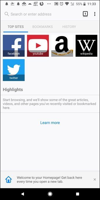 Firefox For Android Features 2A